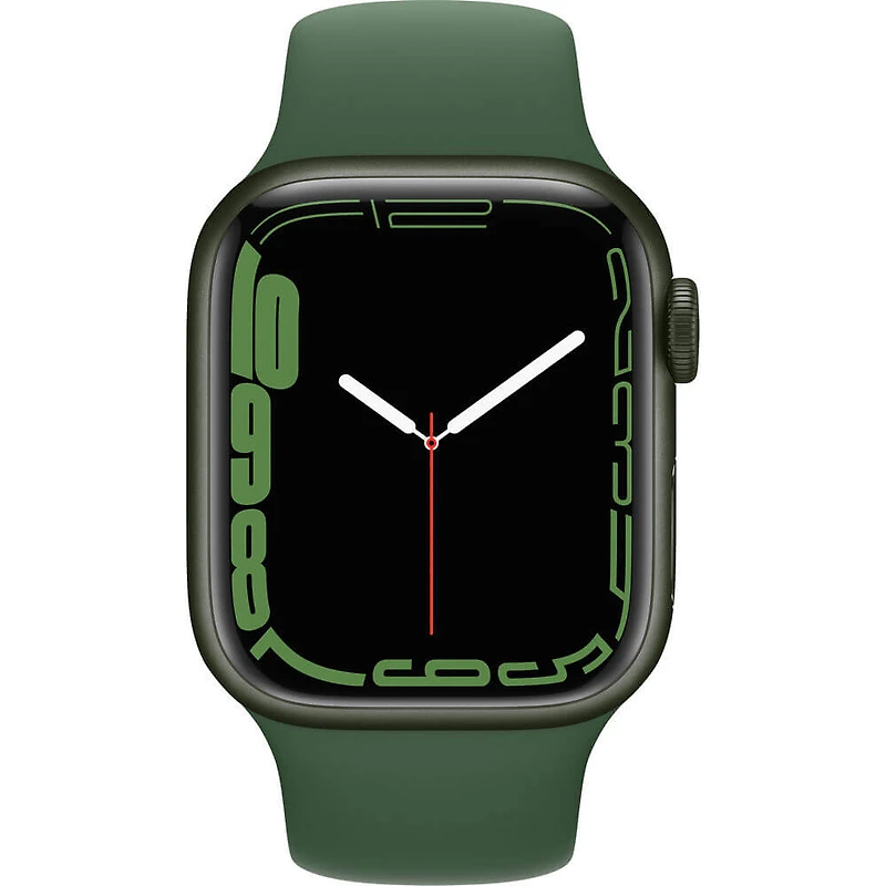 Watch Series 7 41mm Green Aluminum Case with Clover Sport Band - OPEN BOX