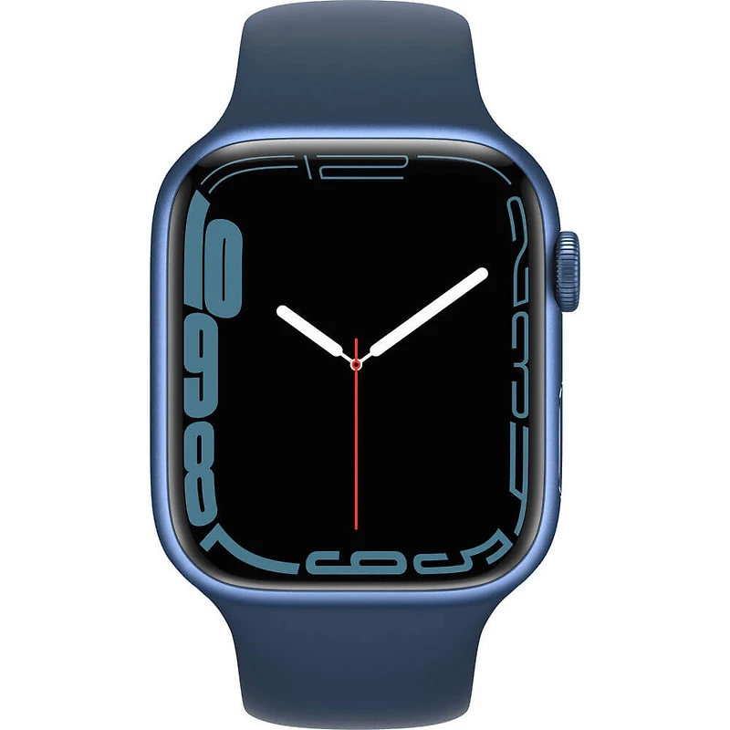 Watch Series 7 45mm Blue Aluminum Case with Abyss Blue Sport Band - OPEN BOX
