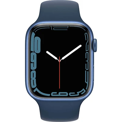 Watch Series 7 45mm Blue Aluminum Case with Abyss Blue Sport Band - OPEN BOX