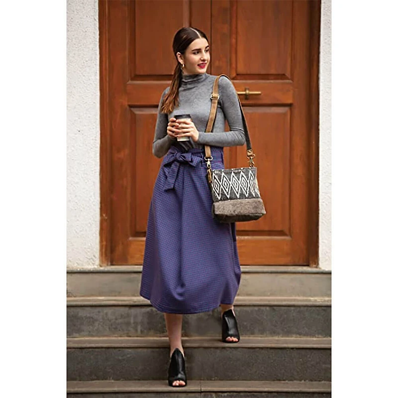 Azure Printed Shoulder Bag