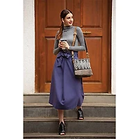 Azure Printed Shoulder Bag