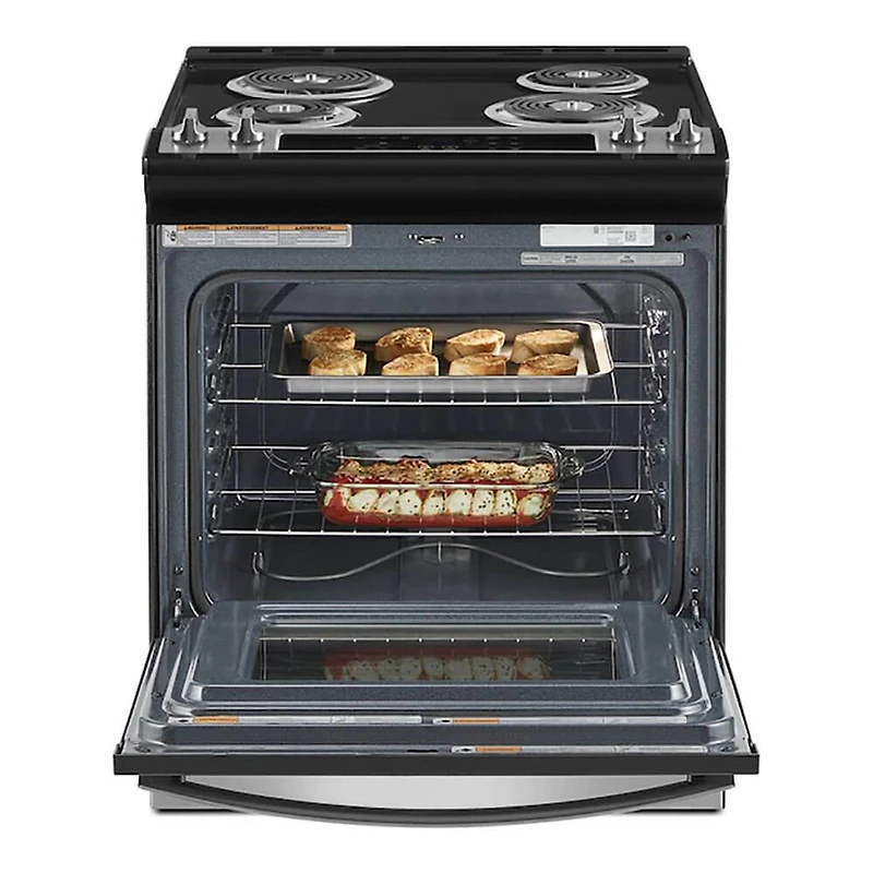 4.8 Cu. Ft. Stainless Slide-In Electric Range w/ Frozen Bake Technology