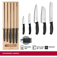 Swiss Classic 5-Piece In-Drawer Knife Holder