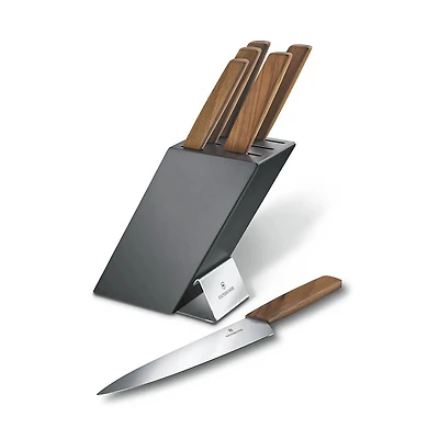 Swiss Modern 6-Piece Knife Block - OPEN BOX