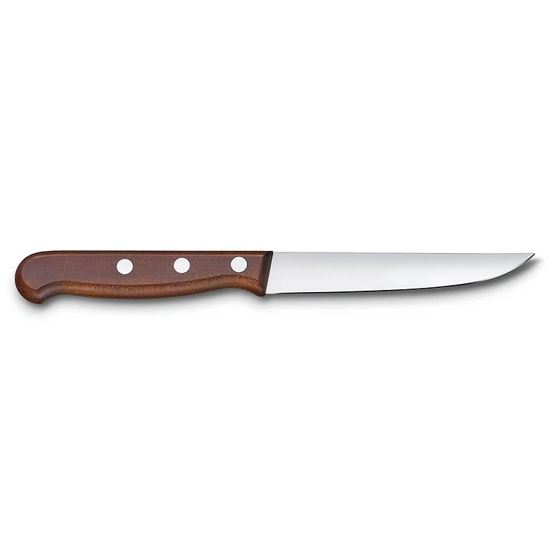 2-Piece Wood Steak Knife Set - Straight Edge