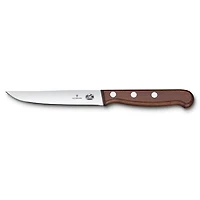 2-Piece Wood Steak Knife Set - Straight Edge