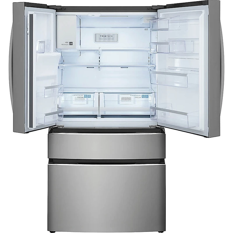 21.5 Cu. Ft. Stainless Counter Depth 4-Door French Door Refrigerator - OPEN BOX