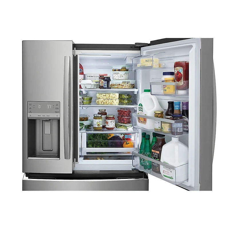 21.5 Cu. Ft. Stainless Counter Depth 4-Door French Door Refrigerator - OPEN BOX