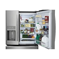 21.5 Cu. Ft. Stainless Counter Depth 4-Door French Door Refrigerator - OPEN BOX