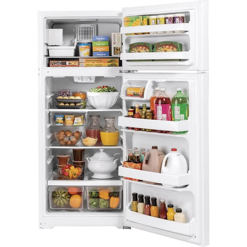 17.5 Cu. Ft. White Top-Freezer Refrigerator