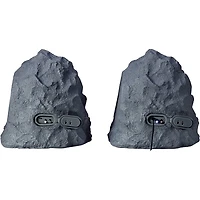 Wireless Outdoor Rechargeable Stereo Rock Speakers Pair