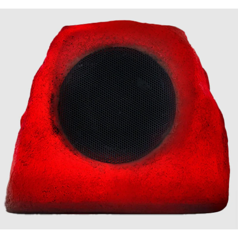 Rechargeable Bluetooth Outdoor Solar Rock LED Speaker with Multilink