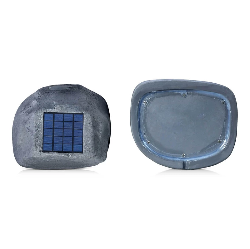 Rechargeable Bluetooth Outdoor Solar Rock Speakers with TWS Linking