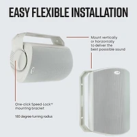 Atrium 6 All-Weather Loudspeakers - White