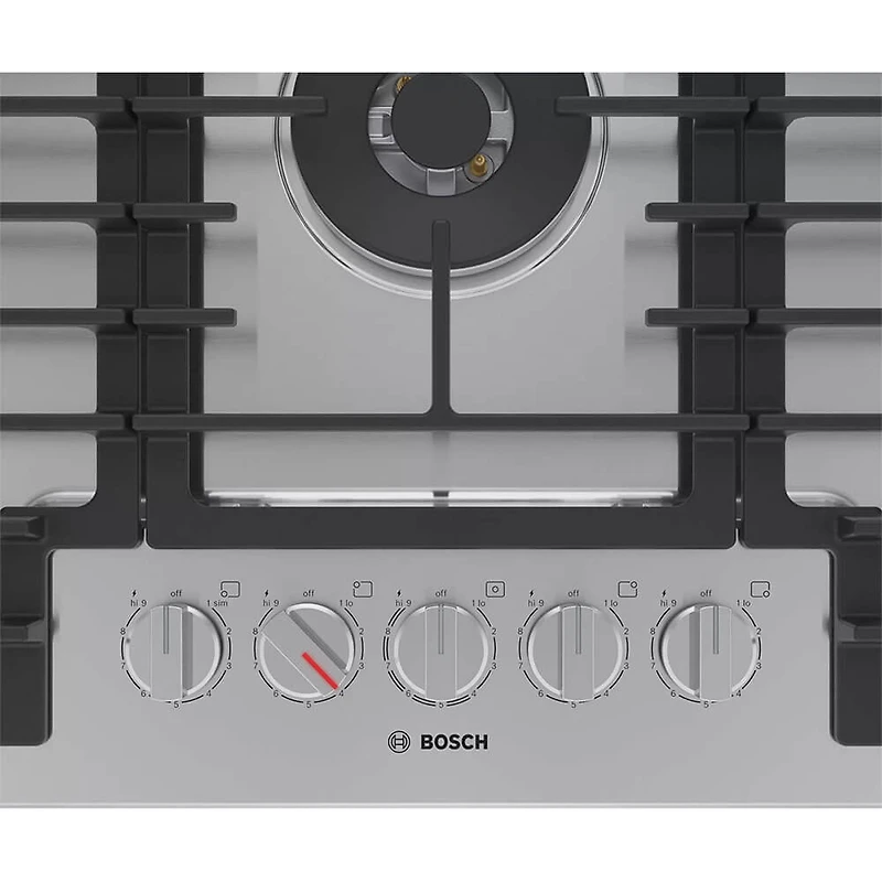 36 inch 800 Series Stainless Gas Cooktop - OPEN BOX