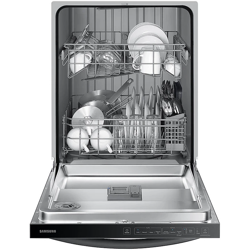 55 dBA Black Stainless Top Control Built-In Dishwasher - OPEN BOX