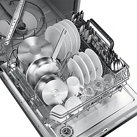 55 dBA Black Stainless Top Control Built-In Dishwasher - OPEN BOX