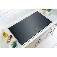 36 inch Masterpiece Series Black Built-In Electric Cooktop