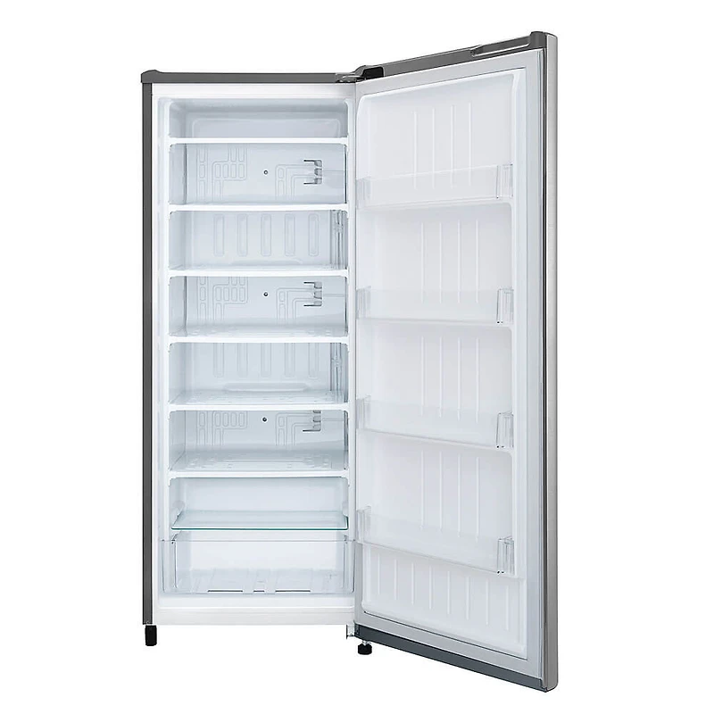 5.8 Cu. Ft. Stainless Single Door Freezer