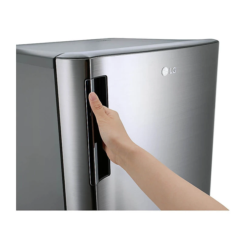 5.8 Cu. Ft. Stainless Single Door Freezer
