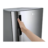 5.8 Cu. Ft. Stainless Single Door Freezer