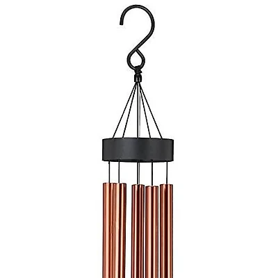 32 inch Healing Stone Wind Chime - Amethyst