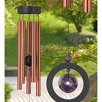 32 inch Healing Stone Wind Chime - Amethyst