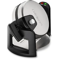Round Flip Belgian Waffle Maker