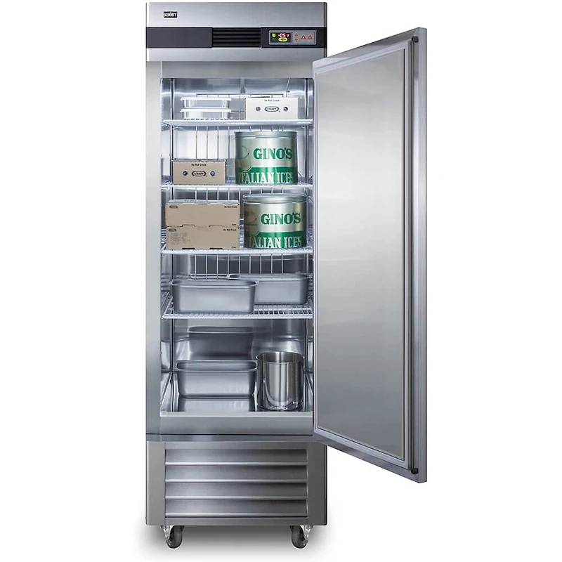 23 Cu. Ft. Stainless Reach-In All-Freezer