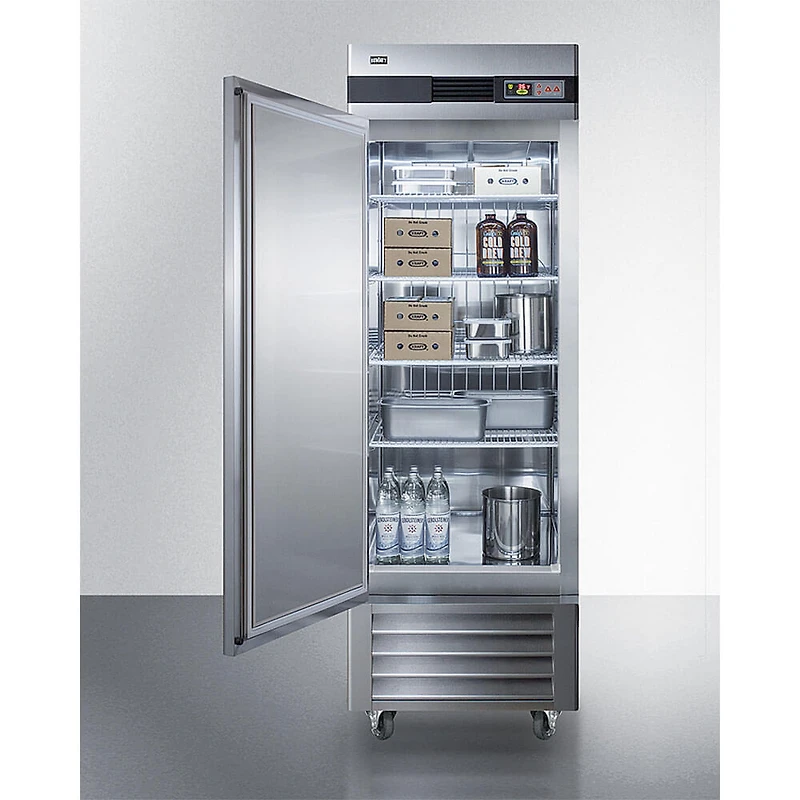 23 Cu. Ft. Stainless Reach-In Refrigerator