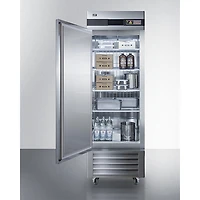 23 Cu. Ft. Stainless Reach-In Refrigerator
