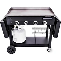 776 Sq. inch Gas Griddle - Black - OPEN BOX