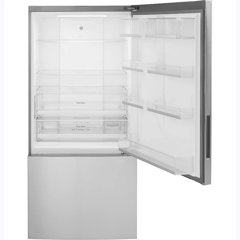 17.7 Cu. Ft. Stainless Steel Counter-Depth Bottom-Freezer Refrigerator