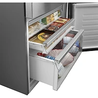 17.7 Cu. Ft. Stainless Steel Counter-Depth Bottom-Freezer Refrigerator