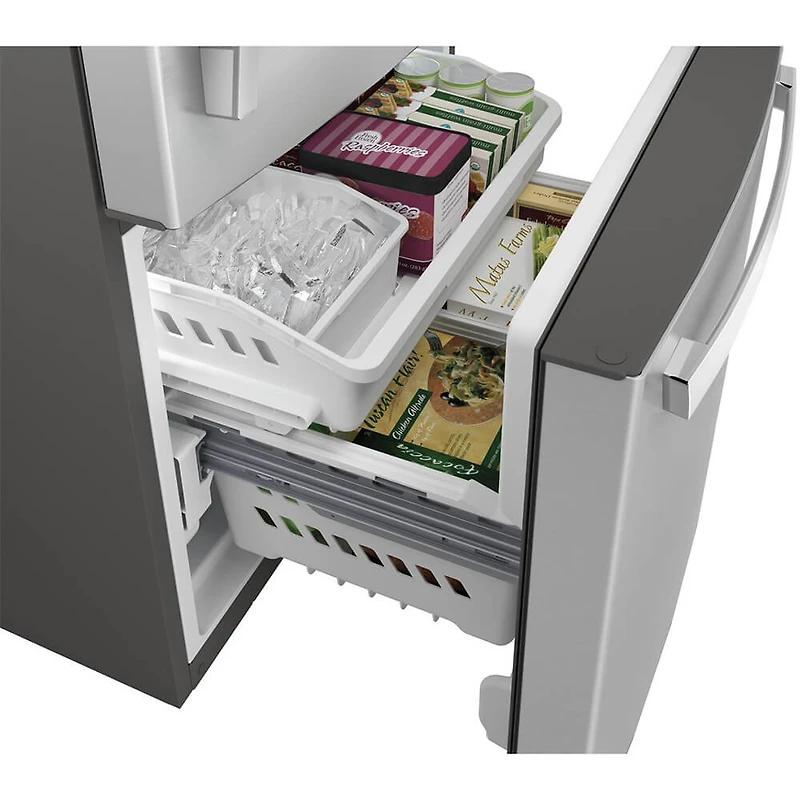 24.8 Cu. Ft. Stainless Steel Bottom-Freezer Refrigerator