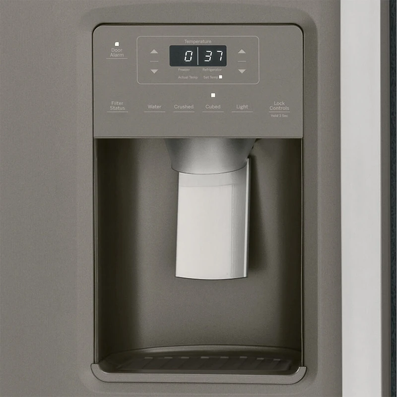 23.0 Cu. Ft. Slate Side-By-Side Refrigerator