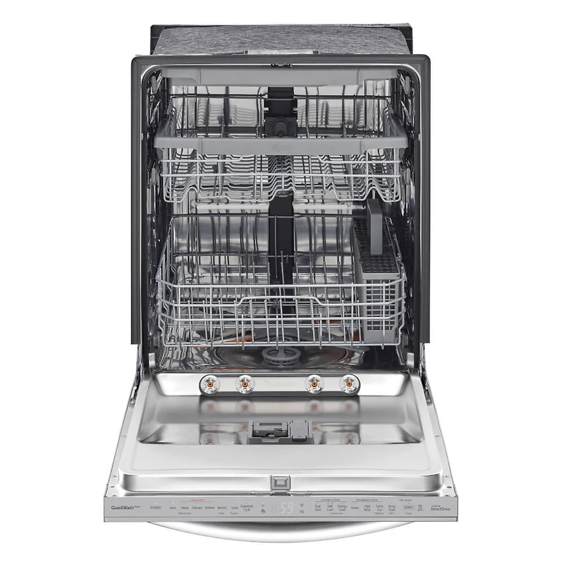 46 dB Stainless Steel Top Control Dishwasher with Quadwash