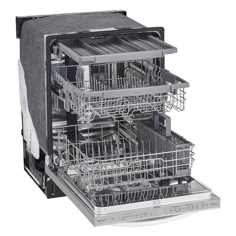 46 dB Stainless Steel Top Control Dishwasher with Quadwash