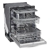 46 dB Stainless Steel Top Control Dishwasher with Quadwash