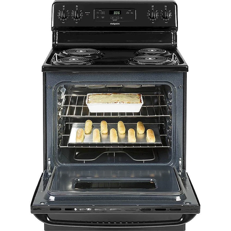 5.0 Cu. Ft. Black Freestanding Electric Range