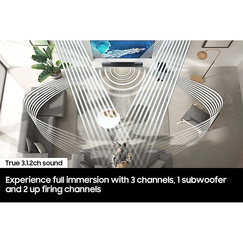 3.1.2 Channel Soundbar with Wireless Dolby Atmos