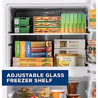 19.2 Cu. Ft. Stainless Top-Freezer Refrigerator