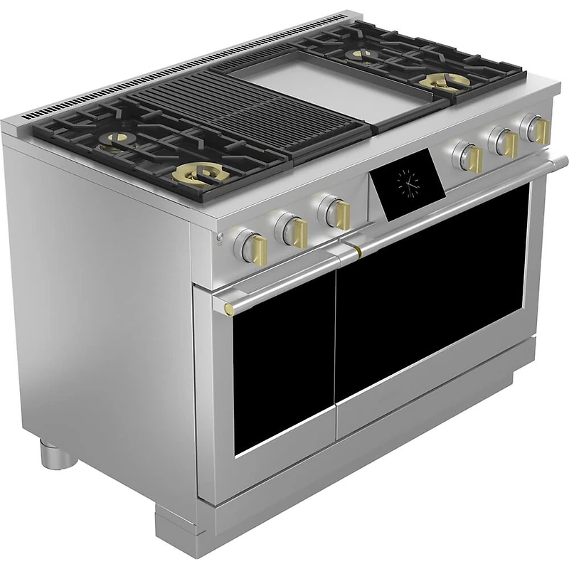 48 inch Stainless Freestanding Dual-Fuel Professional Range