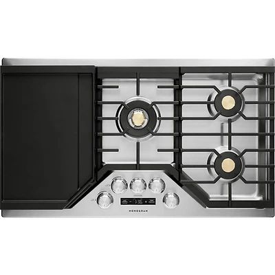 36 inch Stainless Smart Deep-Recessed Gas Cooktop