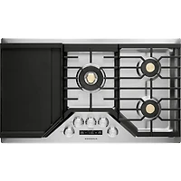 36 inch Stainless Smart Deep-Recessed Gas Cooktop