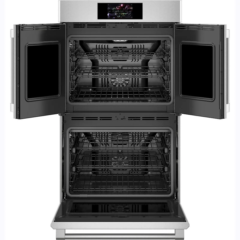 30 inch Stainless Smart French-Door Electric Double Wall Oven
