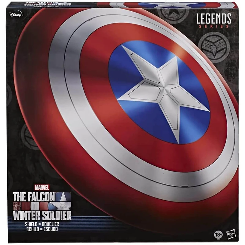 Marvel Legends Series Avengers Falcon & Winter Soldier Captain America Premium Roleplay Shield