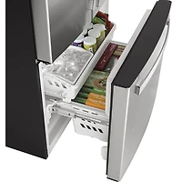 18.6 Cu. Ft. Stainless French Door Counter-Depth Refrigerator