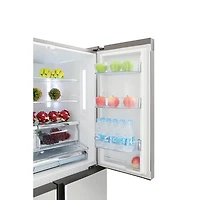 20.7 Cu. Ft. Stainless 4-Door Counter-Depth French Door Refrigerator