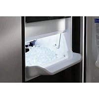 15 inch 22.8 lb. Stainless Freestanding Icemaker